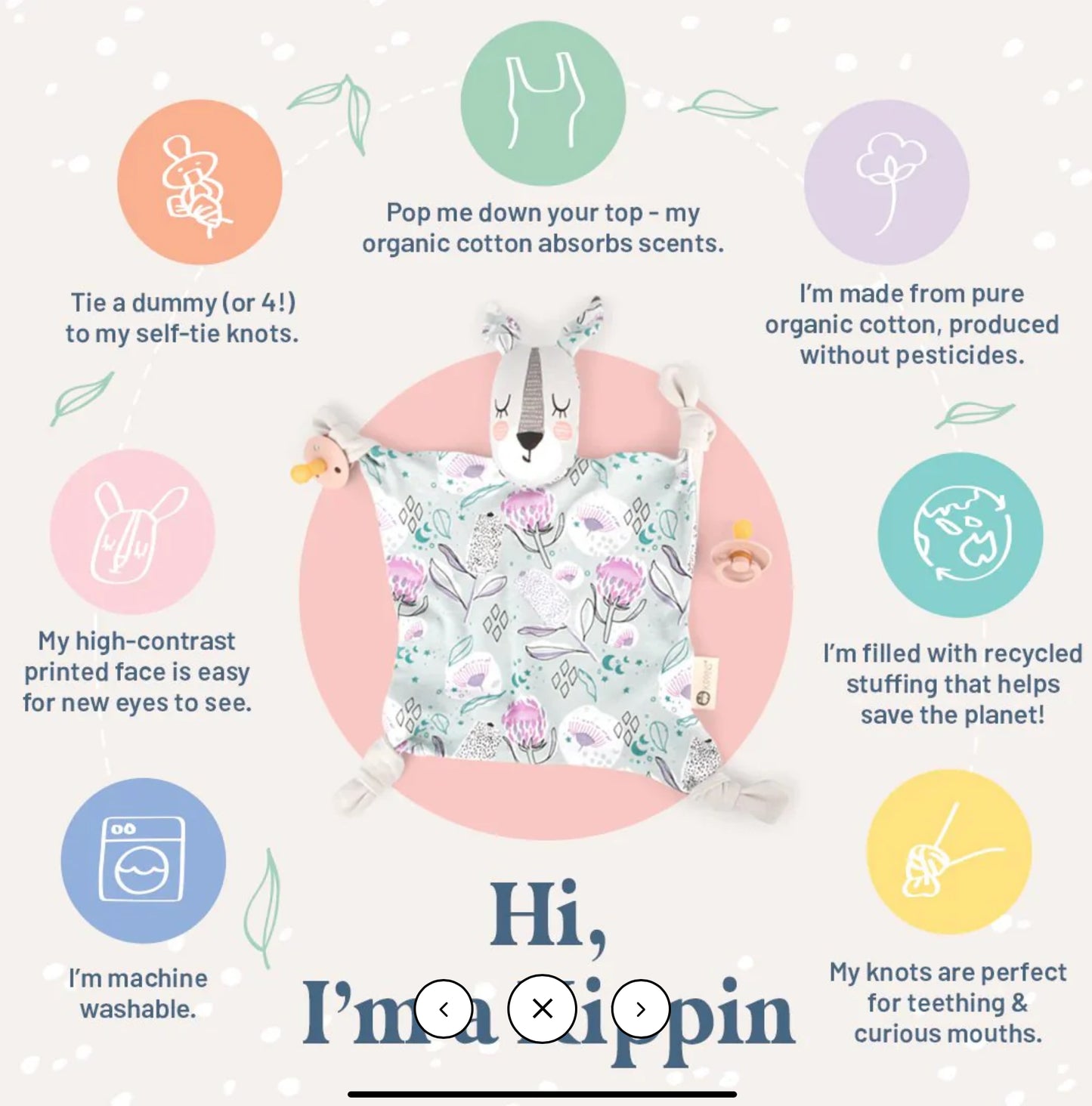 Kippin s Cuddle Blankie - I’m River the Rabbit