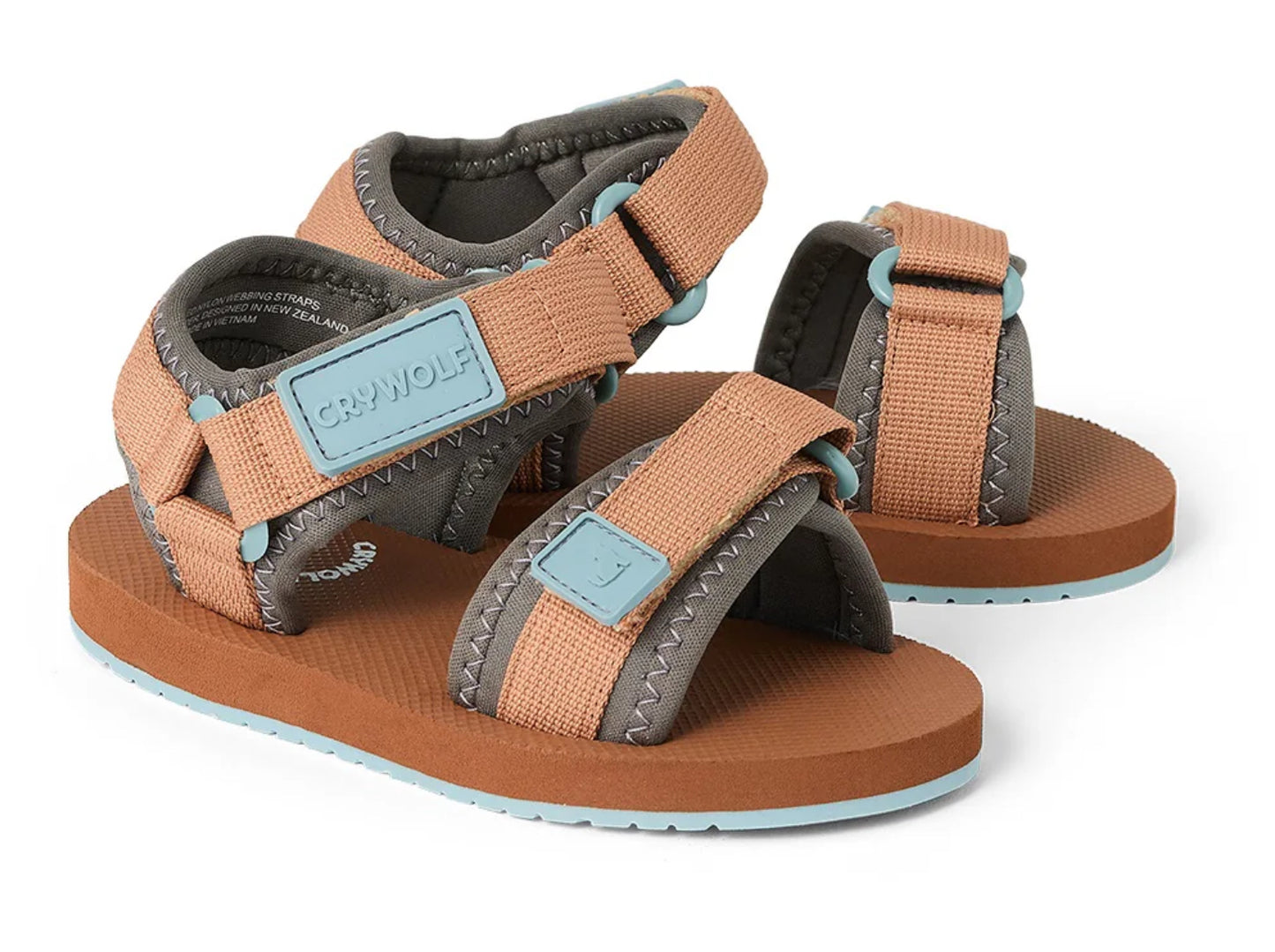 Crywolf Swimwear Summer Range Beach Sandal - Natural