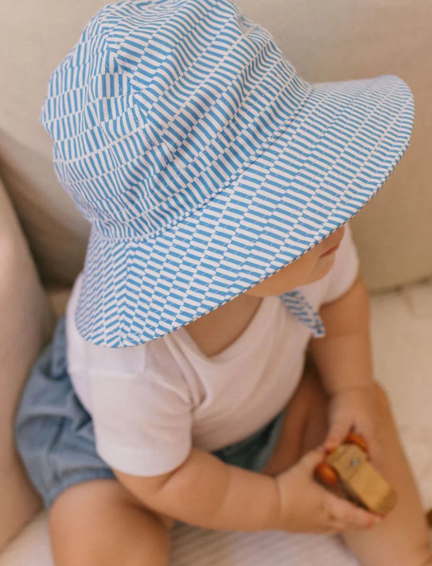 Acorn Kids SunHats Mykonos Wide Brim Infant Hat