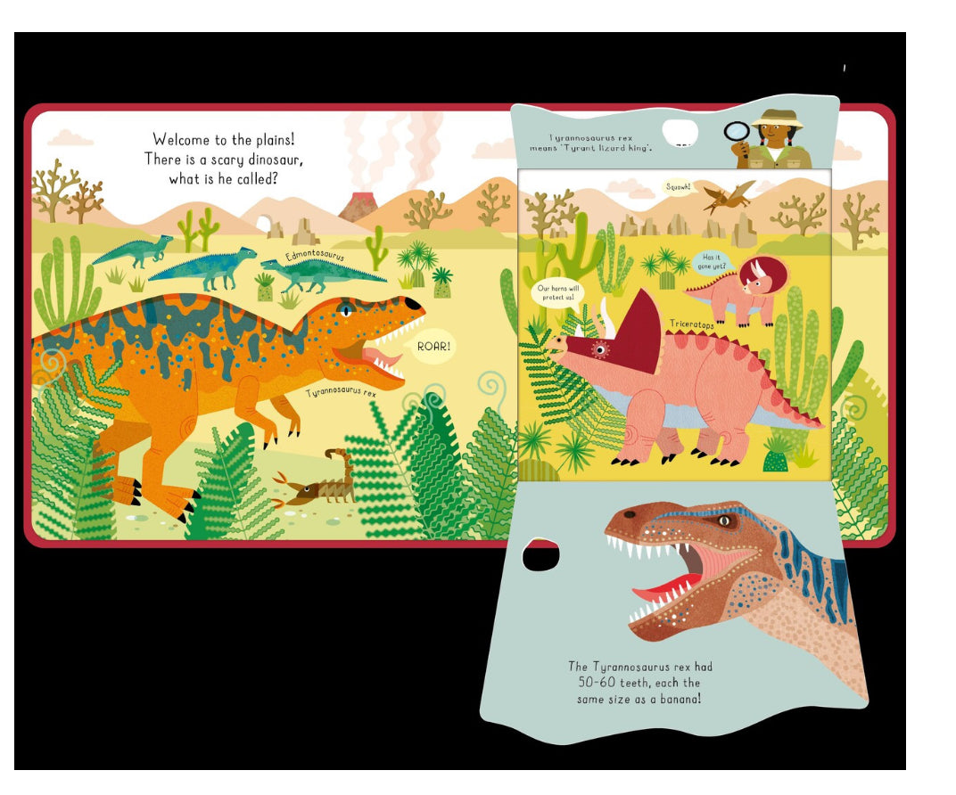 Dinosaurs Book - Peek inside the flaps