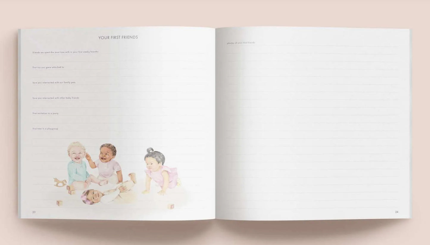 My First Years Journal - Forget Me Not Keepsake Journals