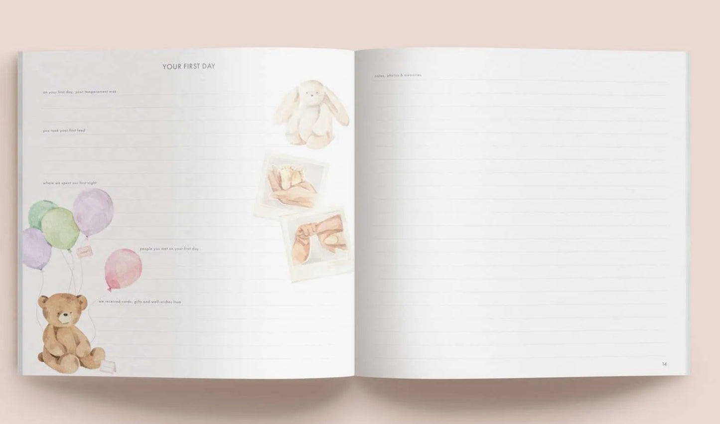 My First Years Journal - Forget Me Not Keepsake Journals