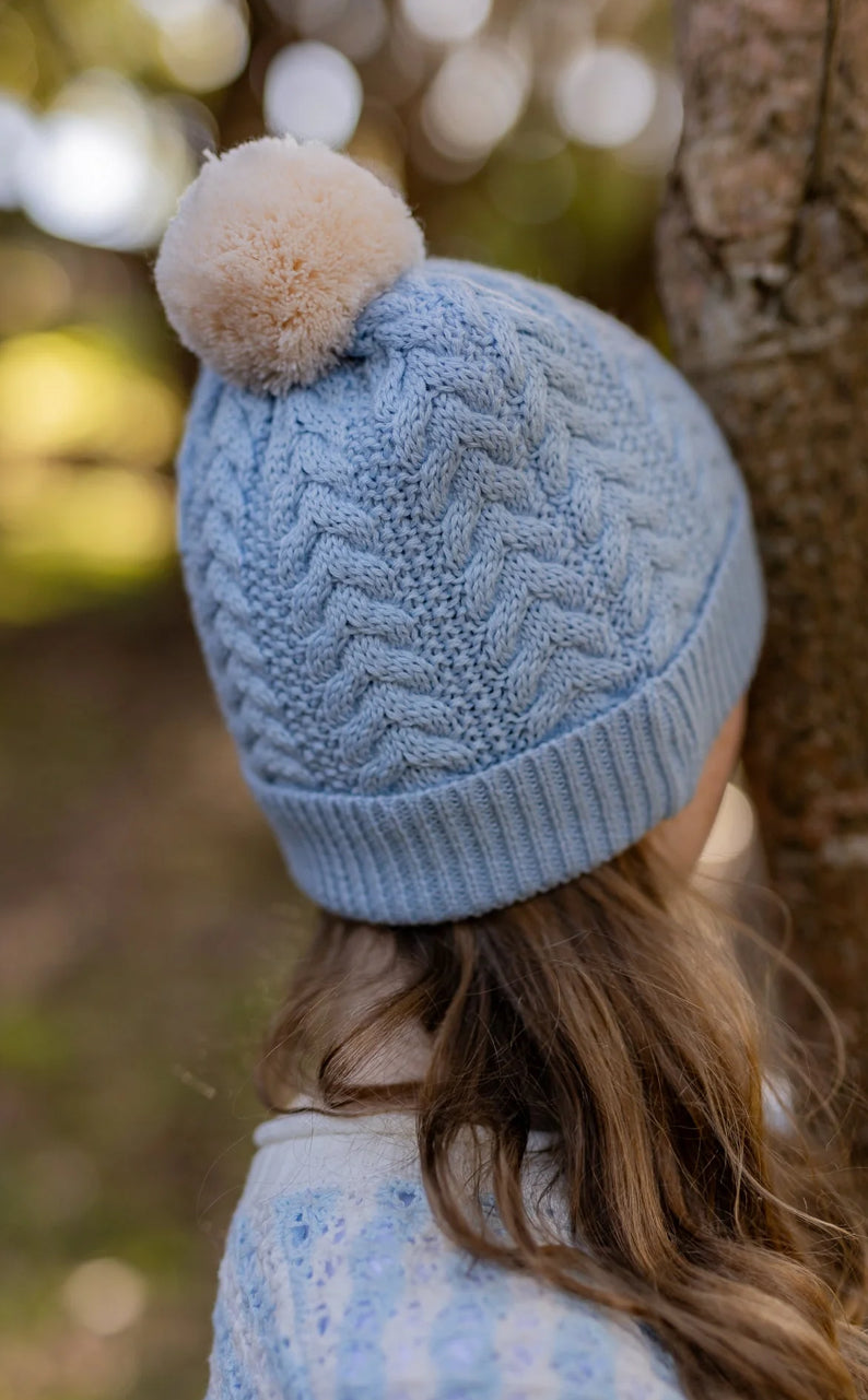 Acorn Kids Beanie Copenhagen Merino Blue