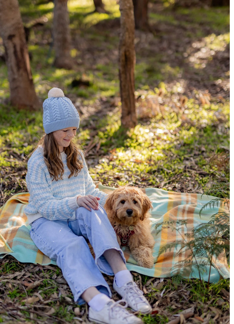 Acorn Kids Beanie Copenhagen Merino Blue