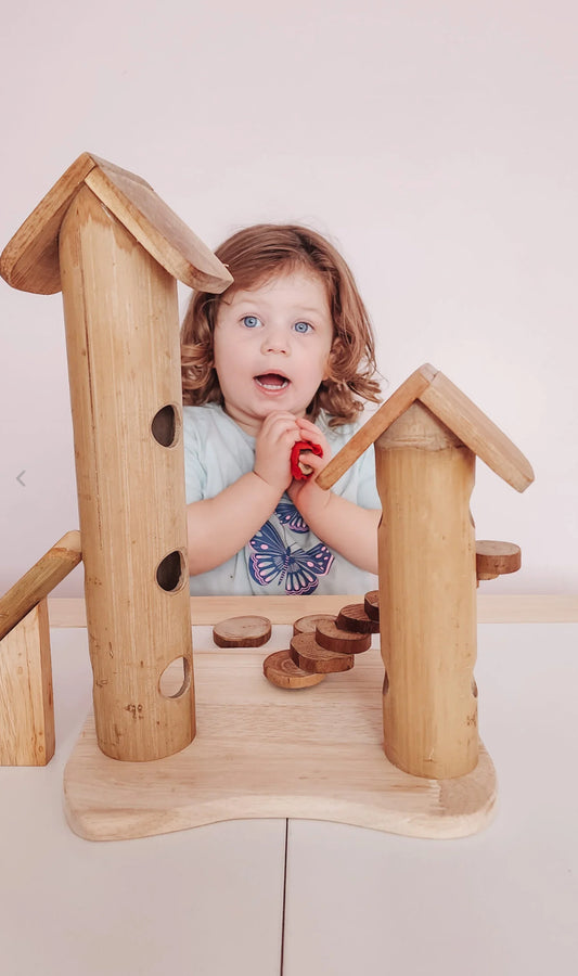 Qtoys Bamboo Gnome Play Set