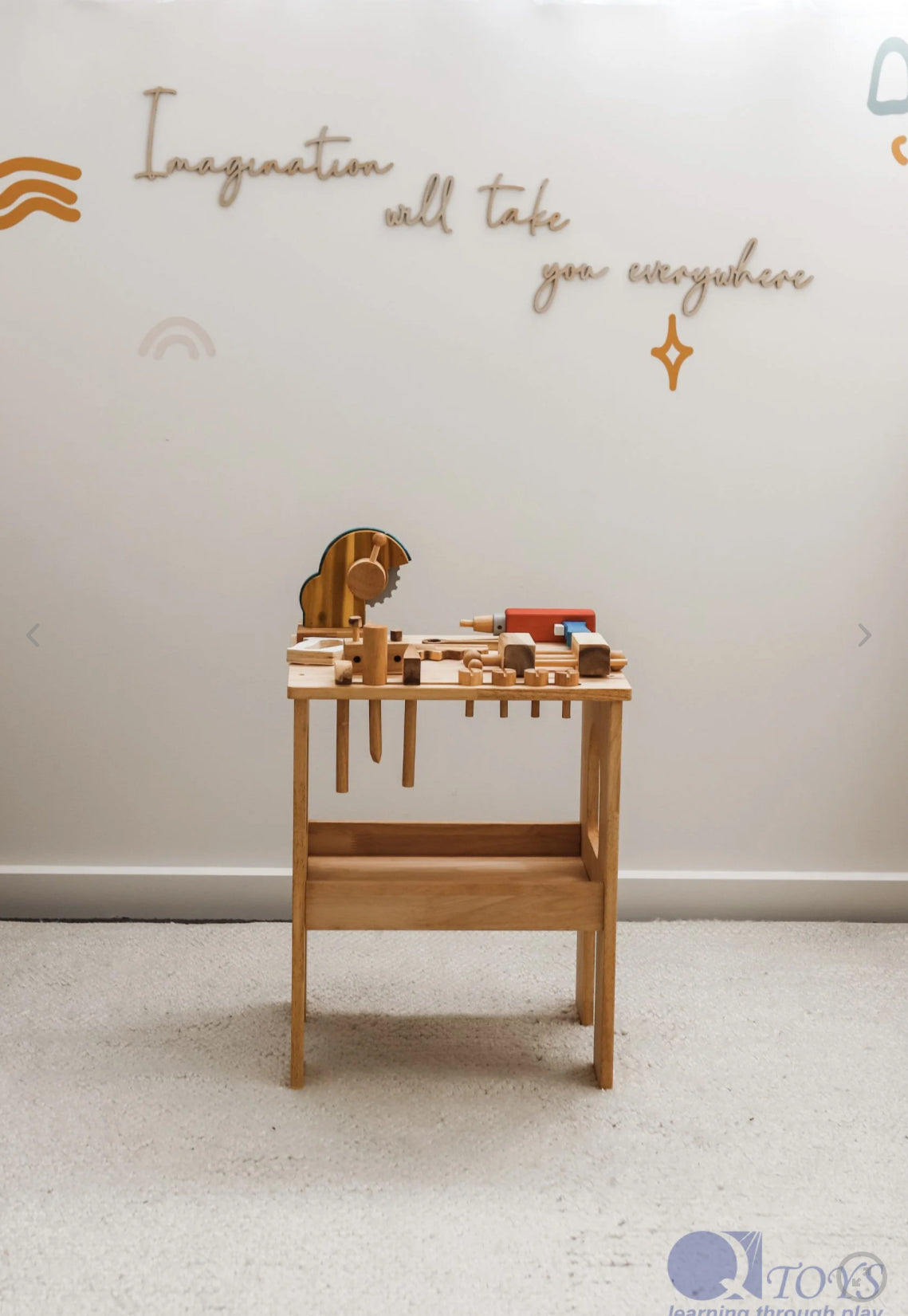 Qtoys Wooden Work Bench