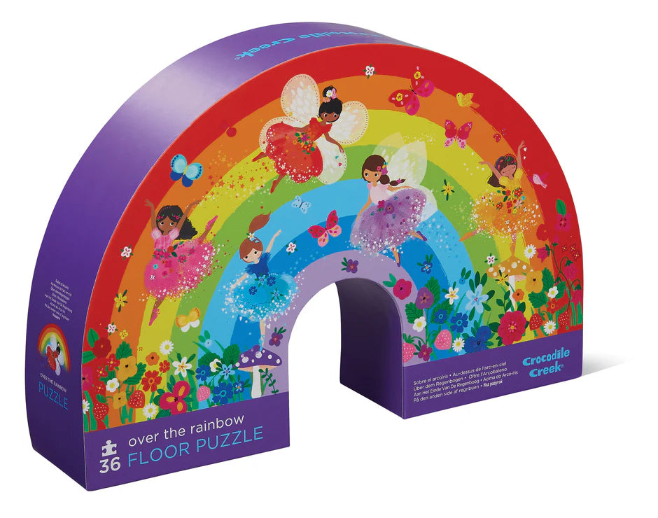 Crocodile Creek Floor Puzzle 36pce - Over the Rainbow