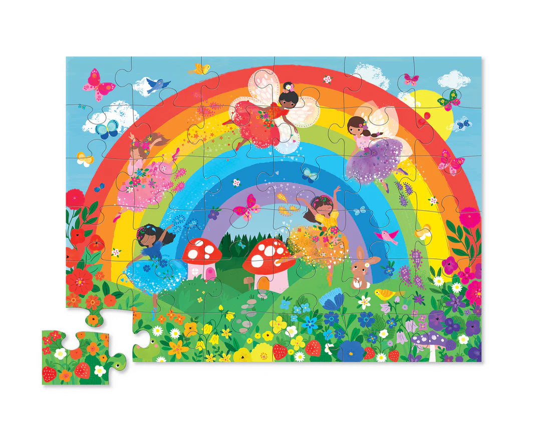 Crocodile Creek Floor Puzzle 36pce - Over the Rainbow