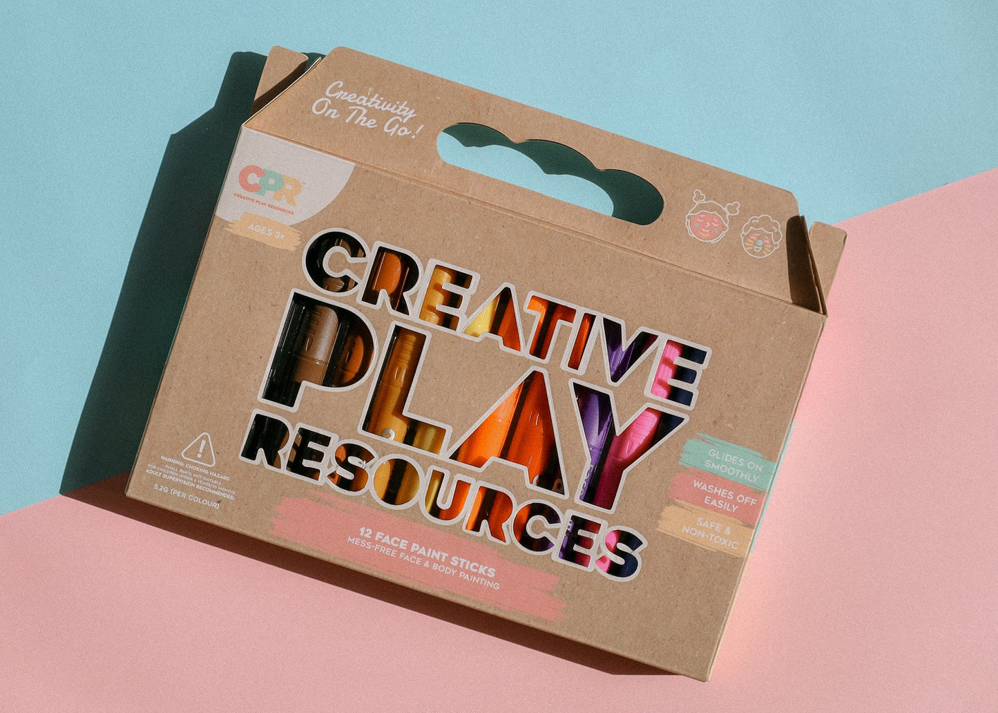 Creative Play Resources Face Paint Sticks 12 pack