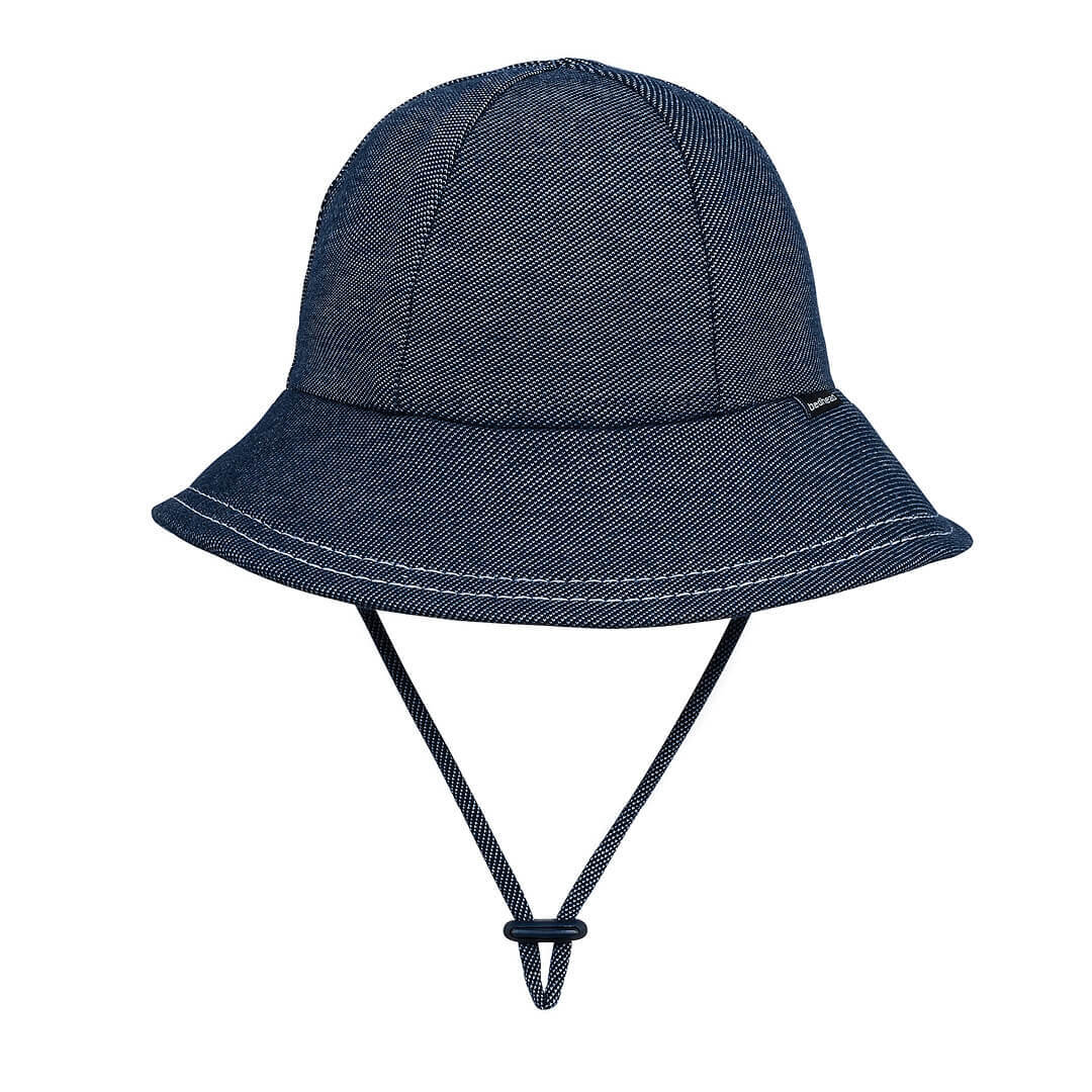 Bedhead hats Toddler Bucket Hat Denim - UPF50+ Stretch Comfort Anti-flop Brim