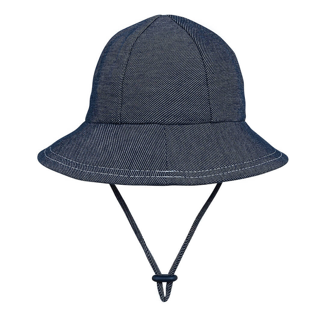 Bedhead hats Toddler Bucket Hat Denim - UPF50+ Stretch Comfort Anti-flop Brim