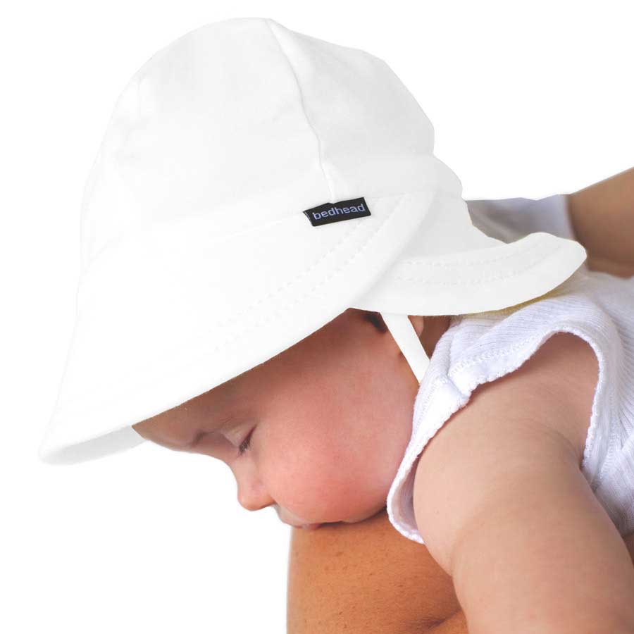 Bedhead hats Legionnaire Hat with Strap - White Sun-safety, comfort and style at it best!