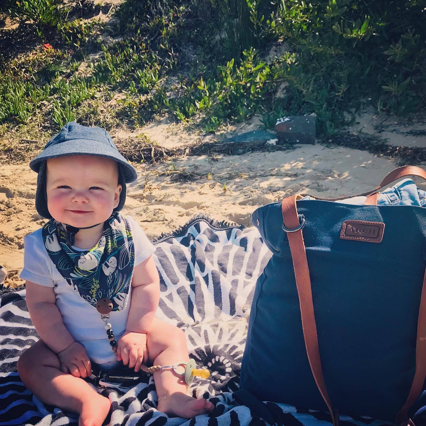 Bedhead hats Legionnaire Hat with Strap - Denim Sun-safety, comfort and style at it best!