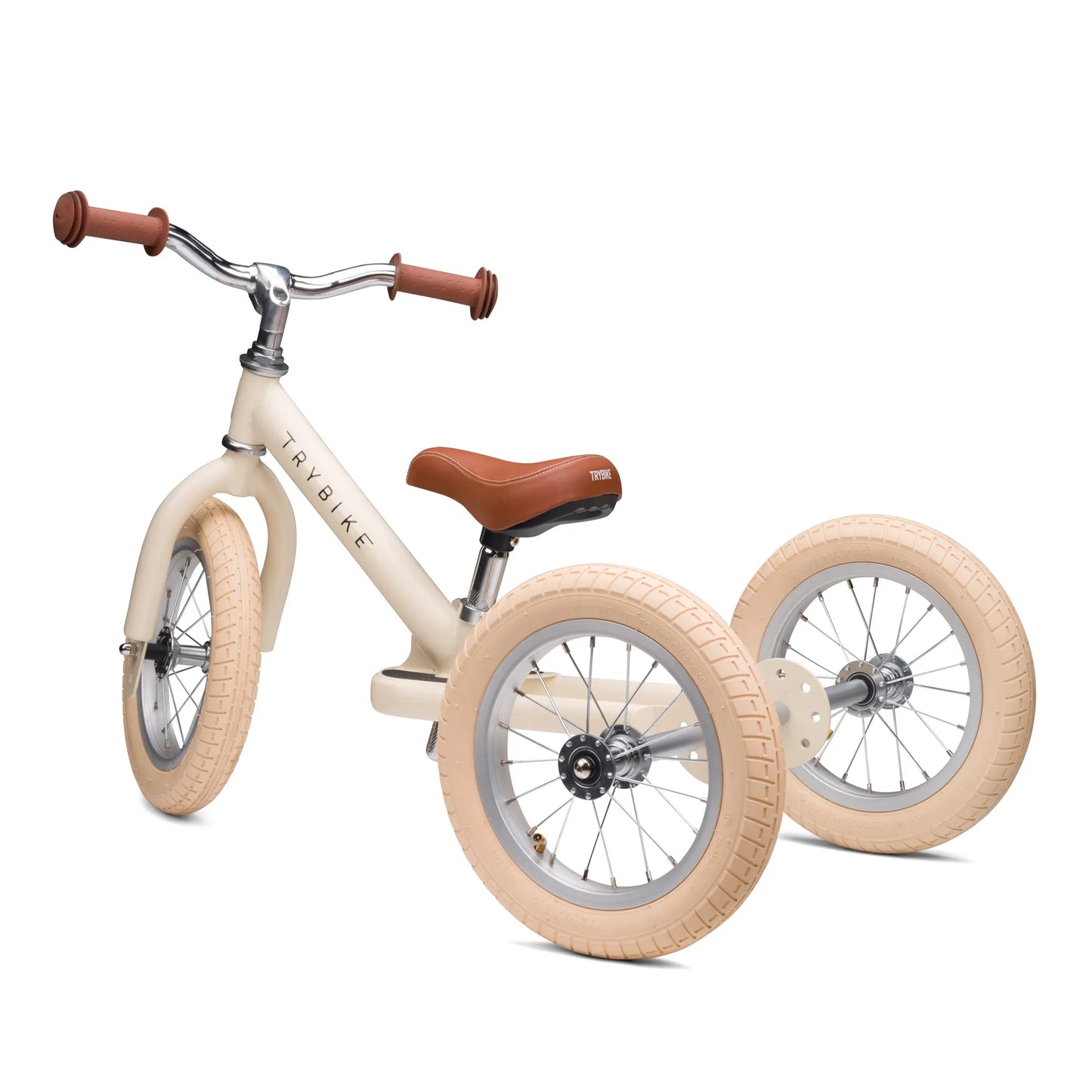 Trybike 2-in-1 tricycle balance bike - Cream
