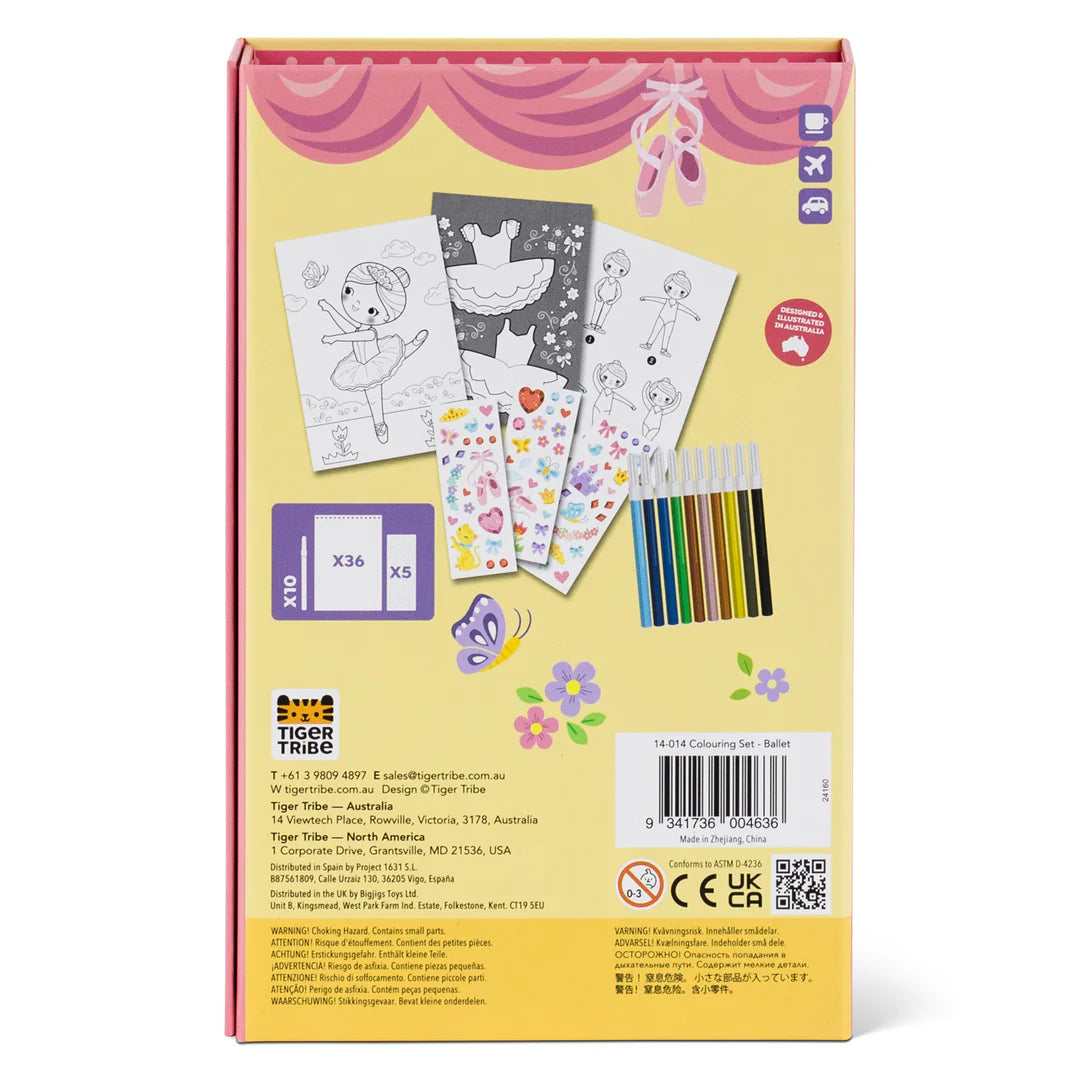 Tiger Tribe - Colouring Set Ballet
