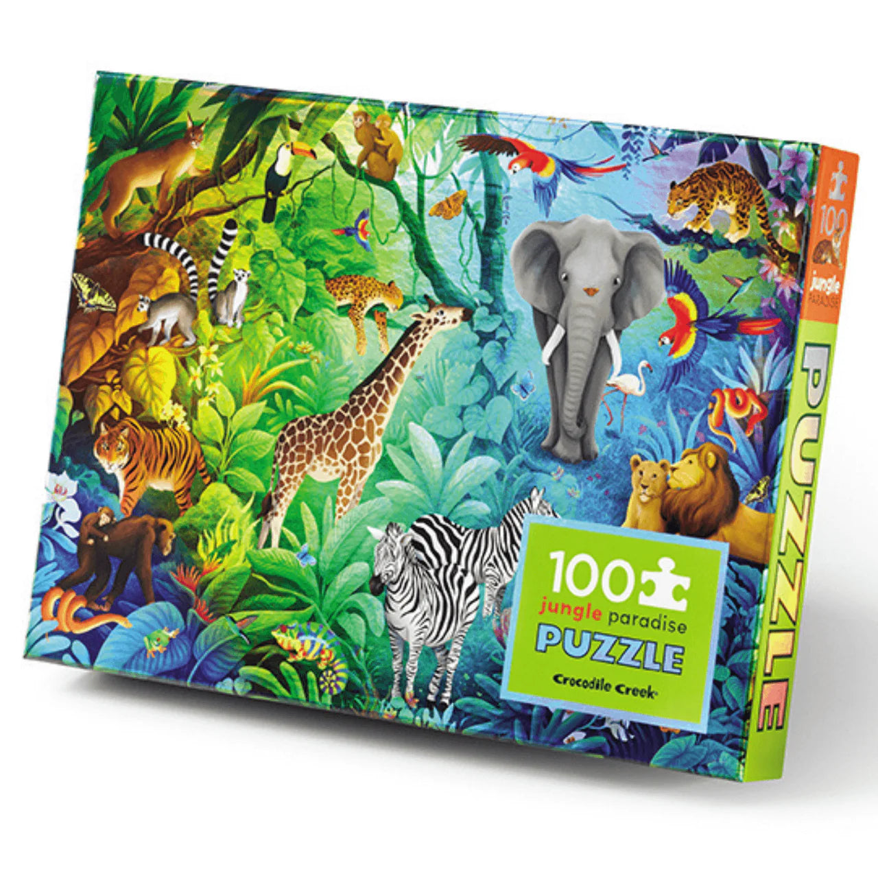 Crocodile Creek Jungle Paradise Puzzle 100pce