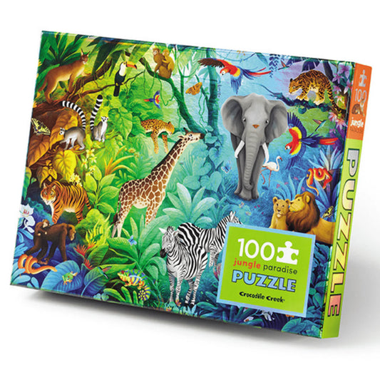 Crocodile Creek Jungle Paradise Puzzle 100pce