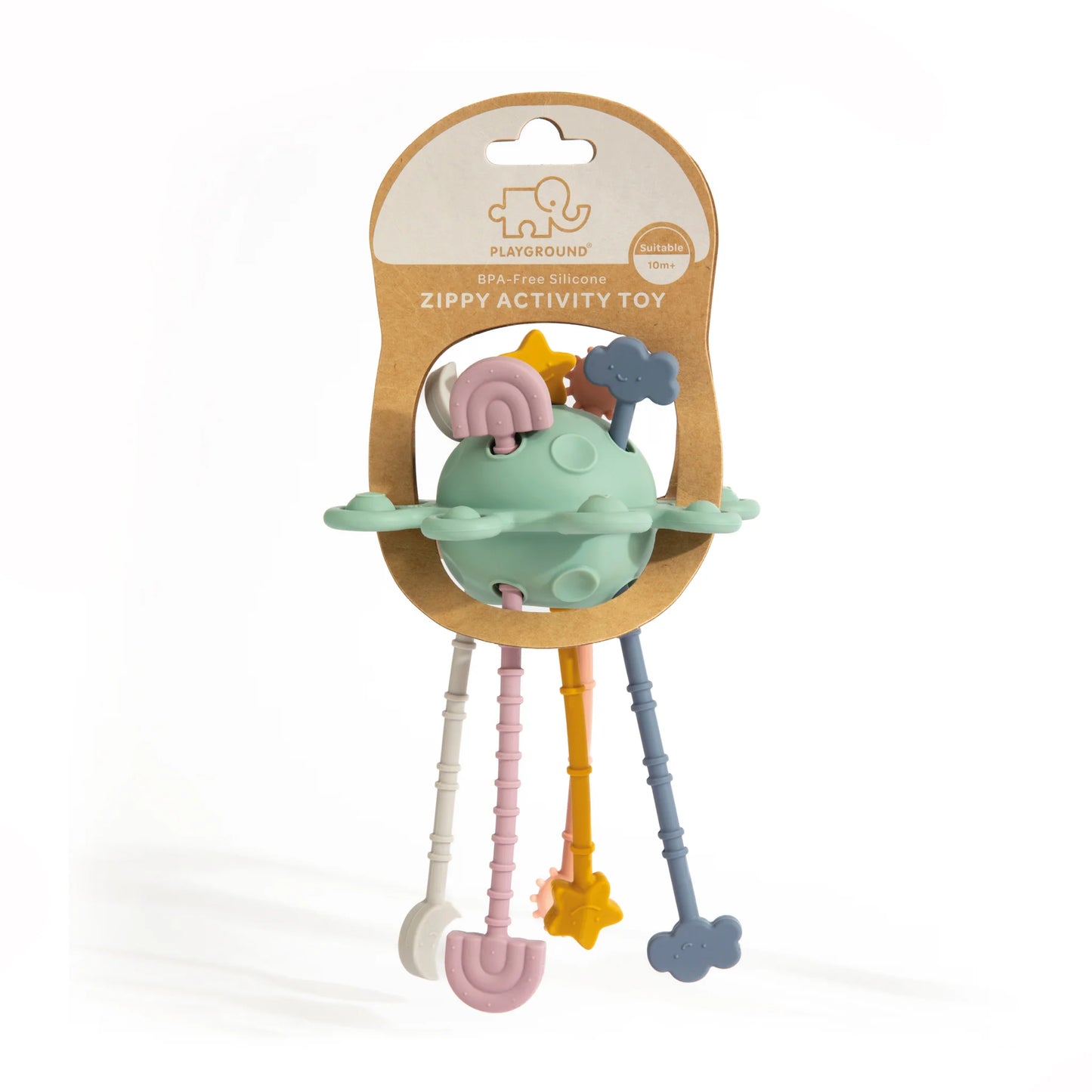 Playground Silicone Zippy Activity Toy Multi Dusty