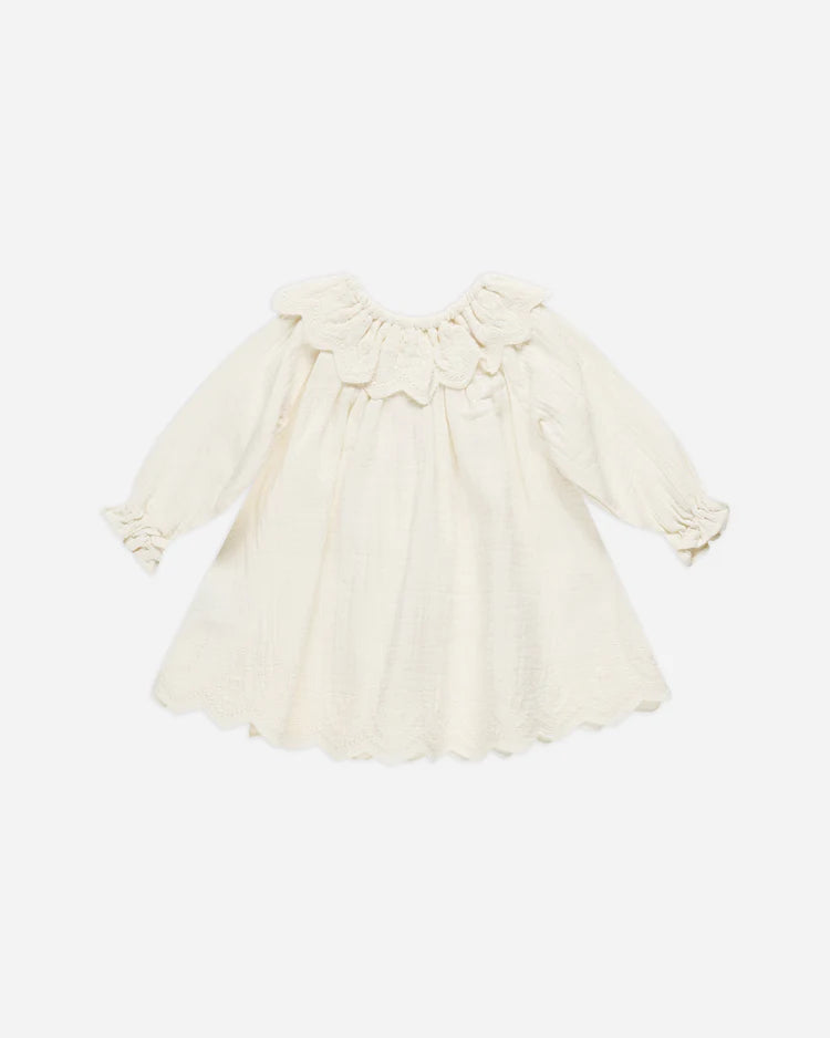 Quincy Mae Long Dress Isla Ivory