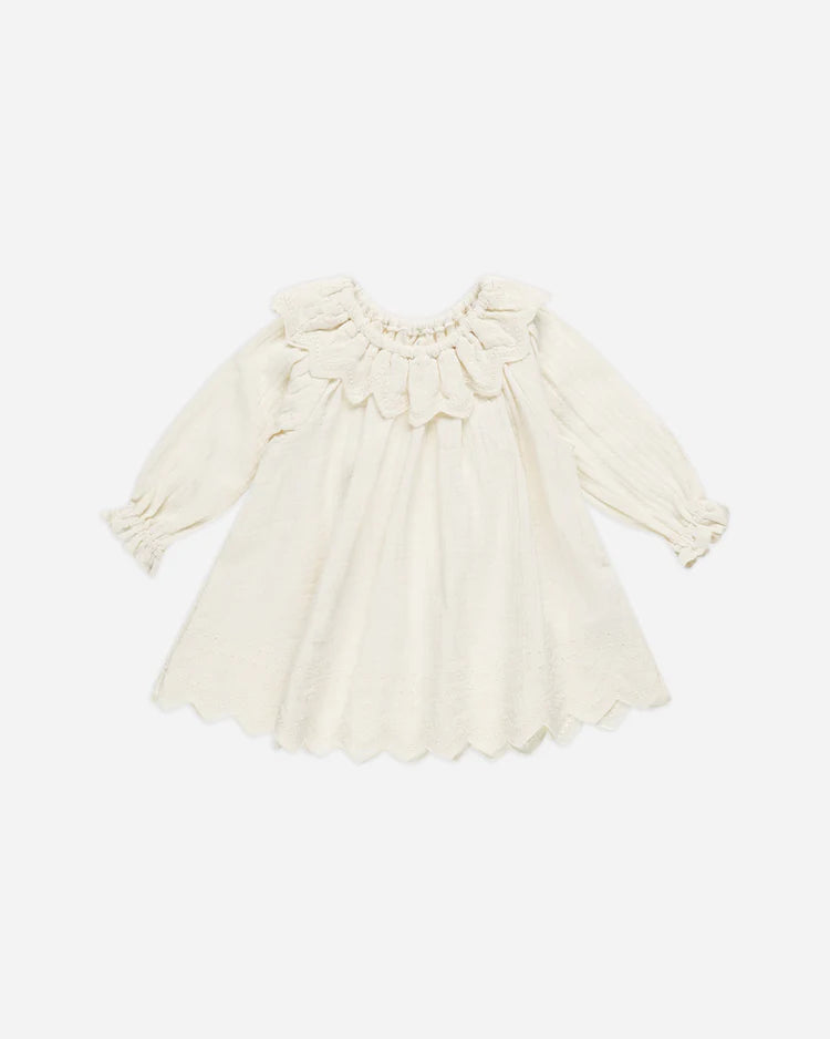 Quincy Mae Long Dress Isla Ivory