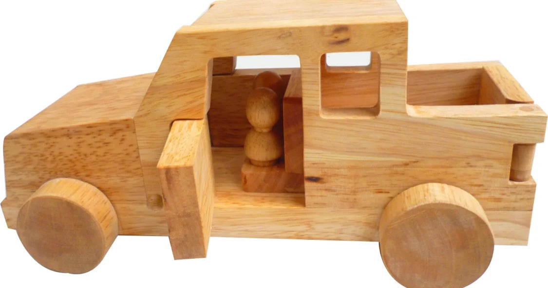 Qtoys Wooden Safari Jeep