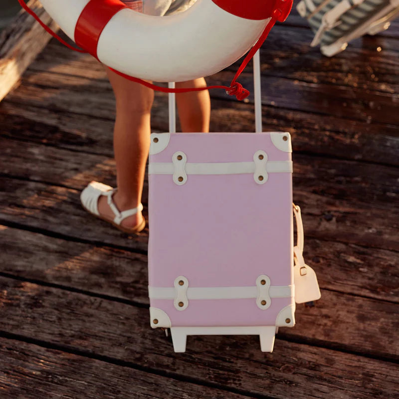 Olli Ella See-Ya Suitcase. Sorbet