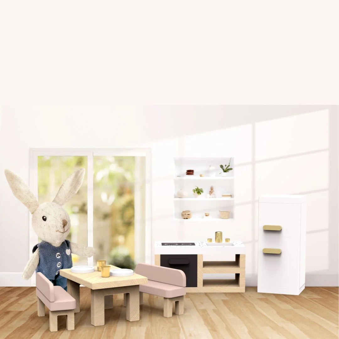 Speedy Monkey Doll House - Kitchen + Character