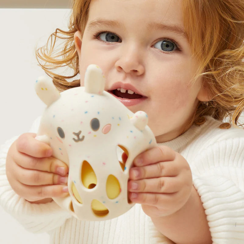 Tiger Tribe - Silicone Rattle Bunny