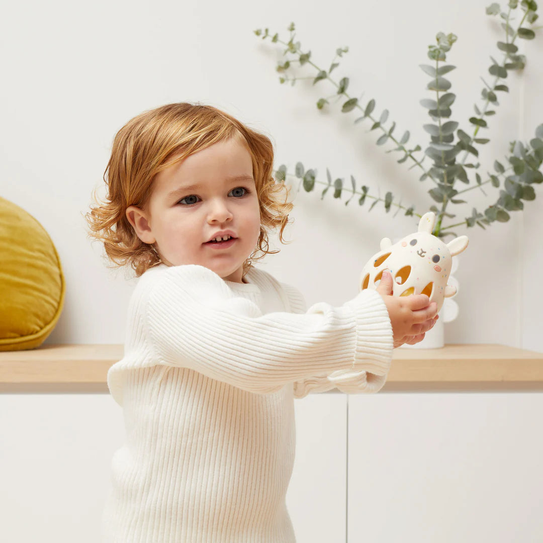 Tiger Tribe - Silicone Rattle Bunny
