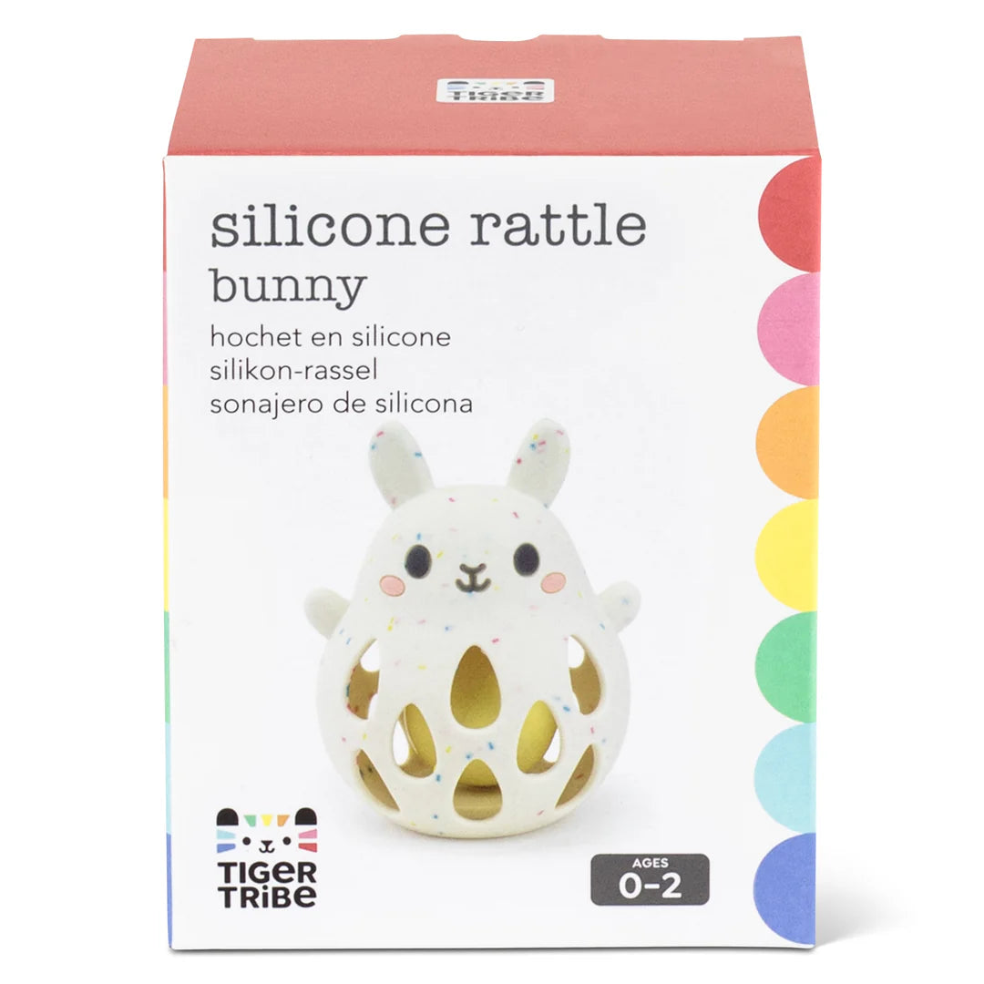 Tiger Tribe - Silicone Rattle Bunny