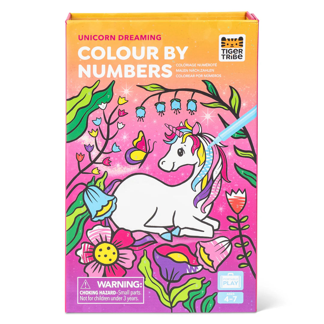 Tiger Tribe - Colour by Numbers Unicorn Dreaming