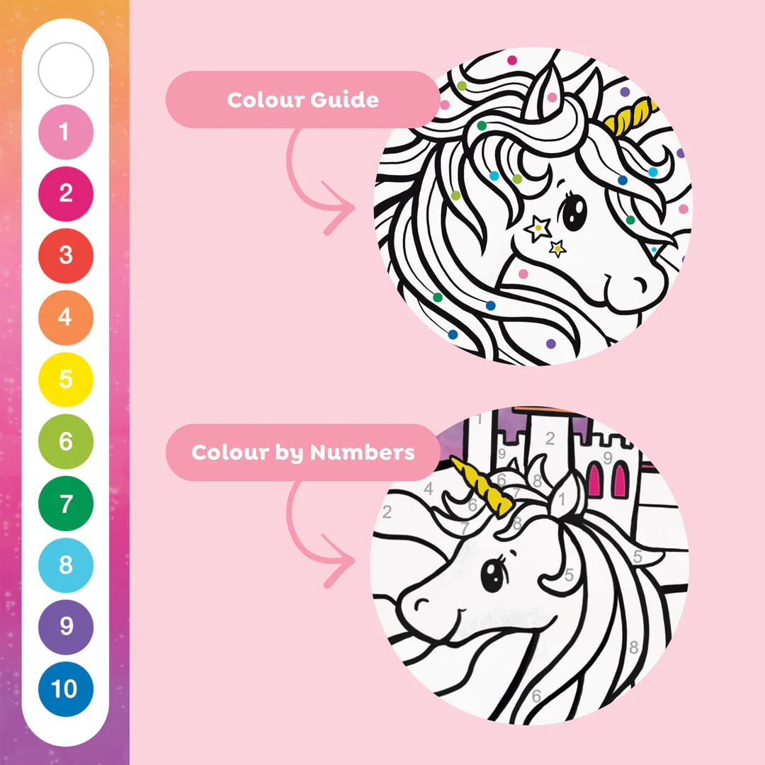 Tiger Tribe - Colour by Numbers Unicorn Dreaming