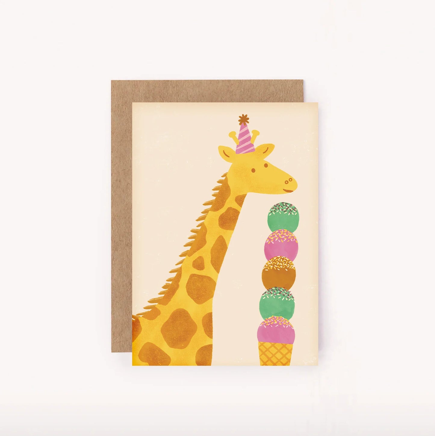 Lauren Sisson Studio - Giraffe Mini Card