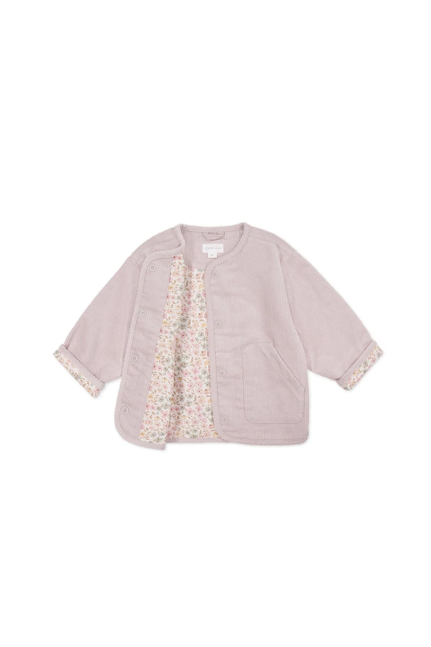 Jamie Kay Esther Corduroy Jacket - Violet Tint/Fifi Violet