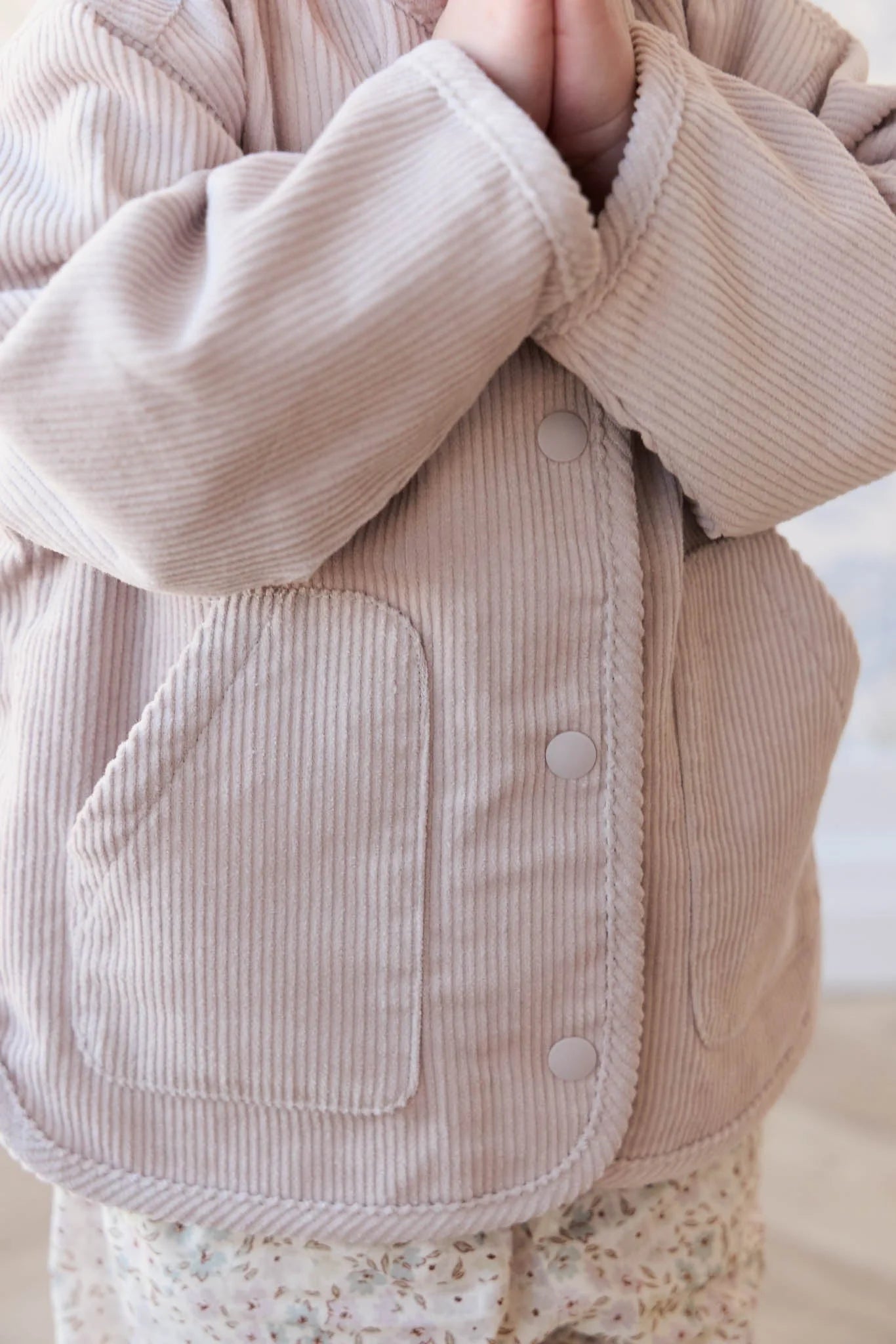 Jamie Kay Esther Corduroy Jacket - Violet Tint/Fifi Violet