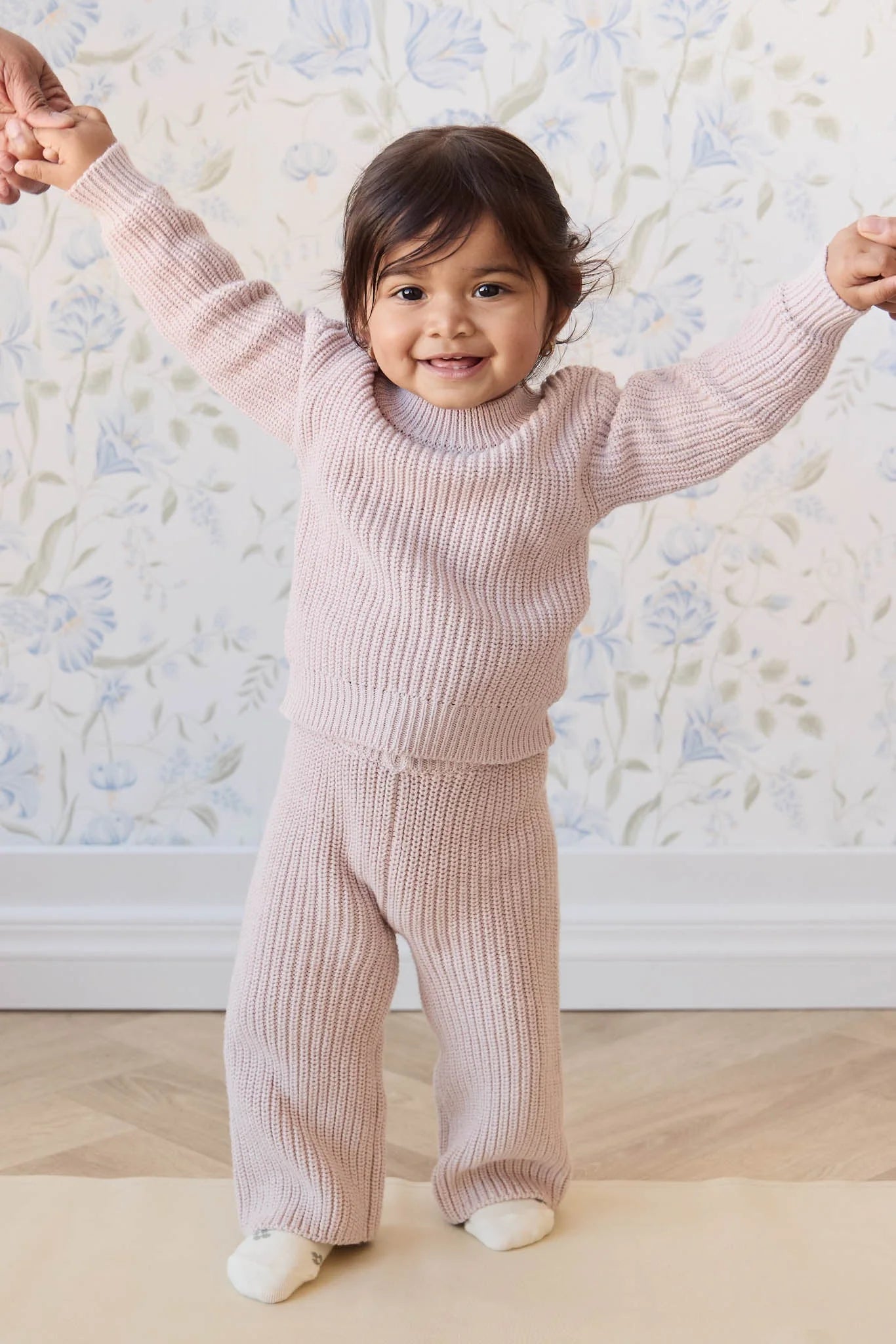 Jamie Kay Morgan Jumper - Hushed Pink Marle