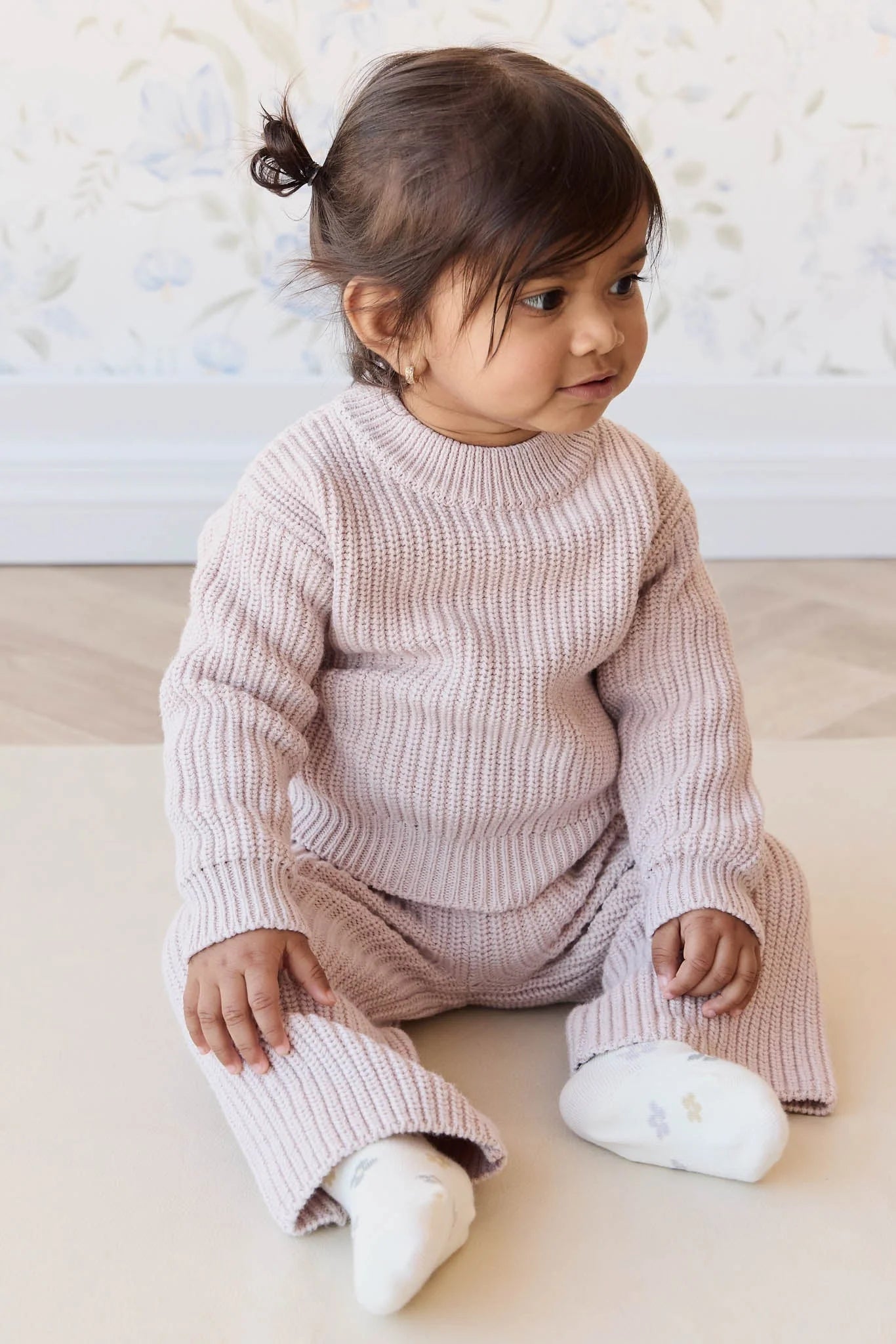 Jamie Kay Morgan Jumper - Hushed Pink Marle