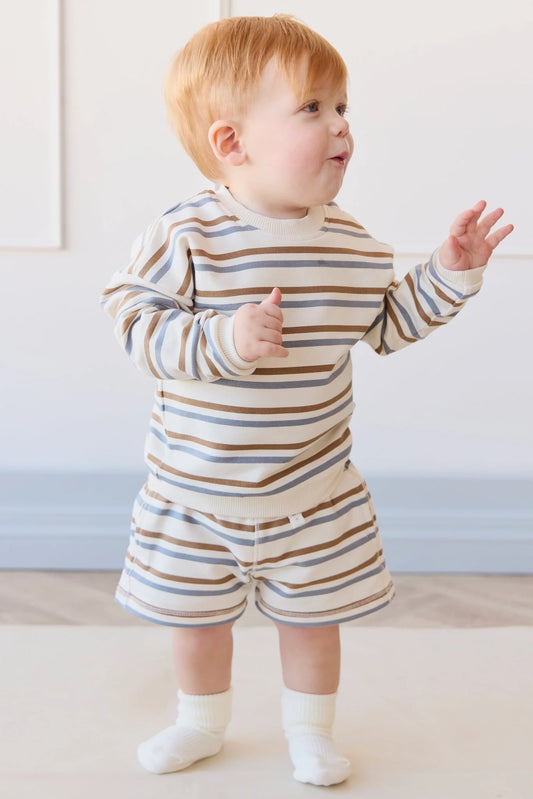 Jamie Kay Jalen Short - Hudson Stripe Tiger