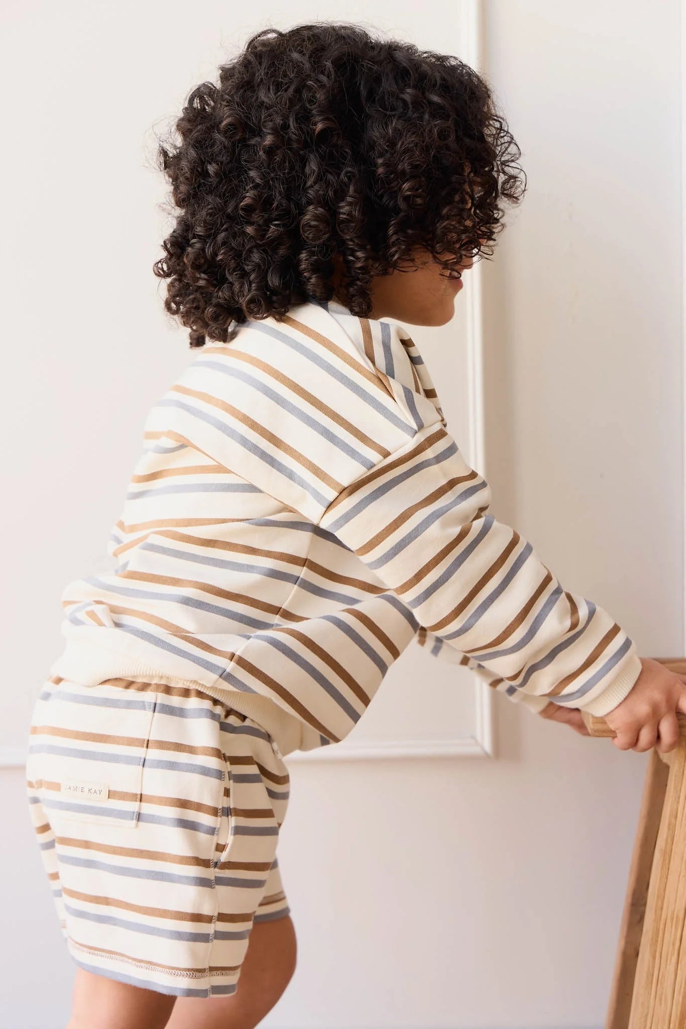 Jamie Kay Damien Sweatshirt - Hudson Stripe Tiger