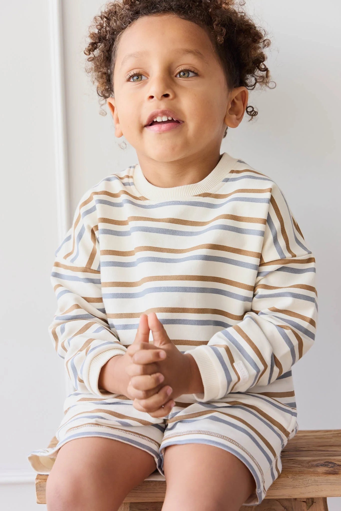 Jamie Kay Damien Sweatshirt - Hudson Stripe Tiger