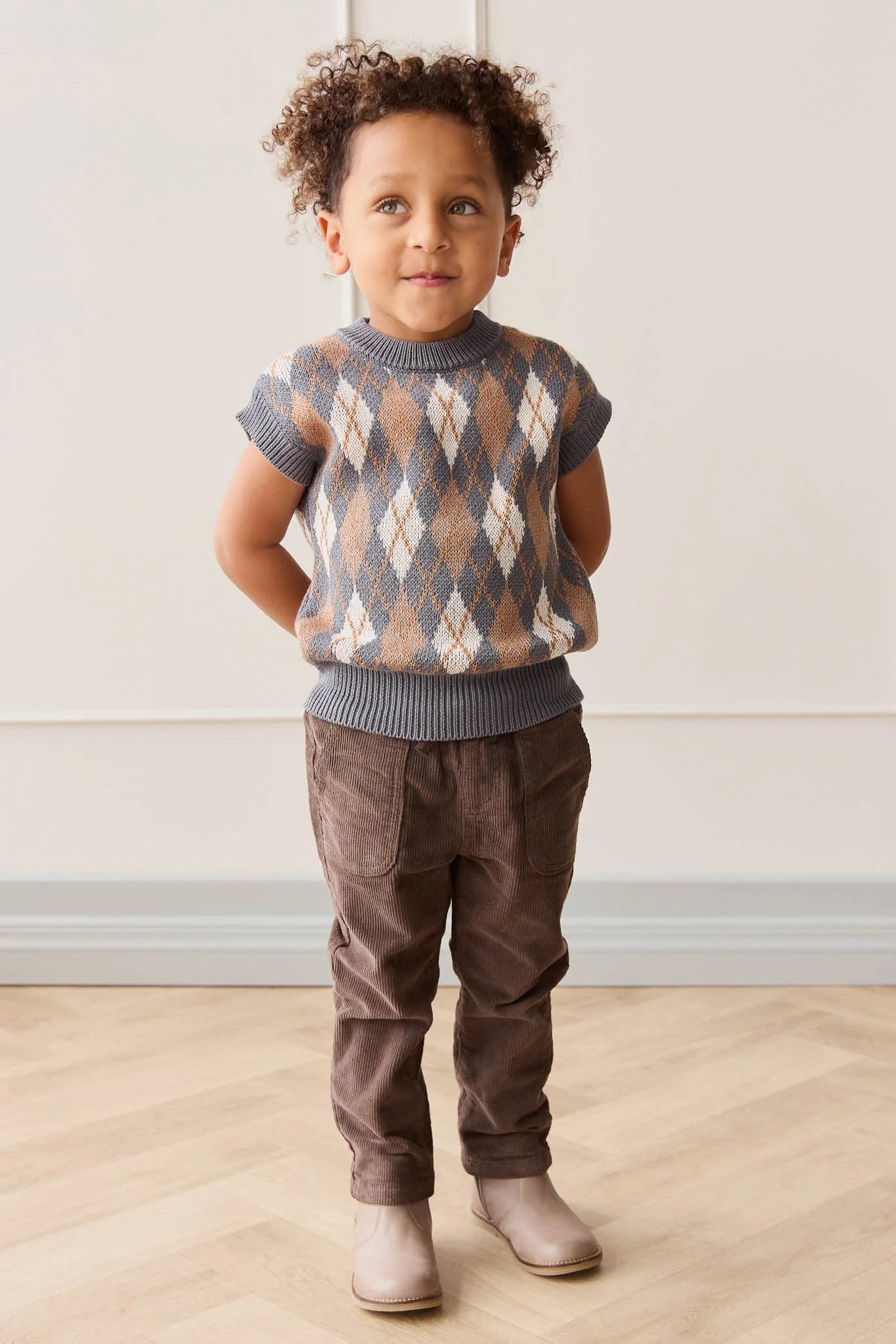 Jamie Kay Marcus Knit Vest - Jacquard Artic