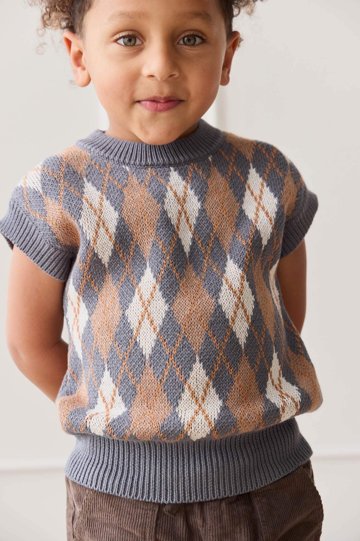 Jamie Kay Marcus Knit Vest - Jacquard Artic