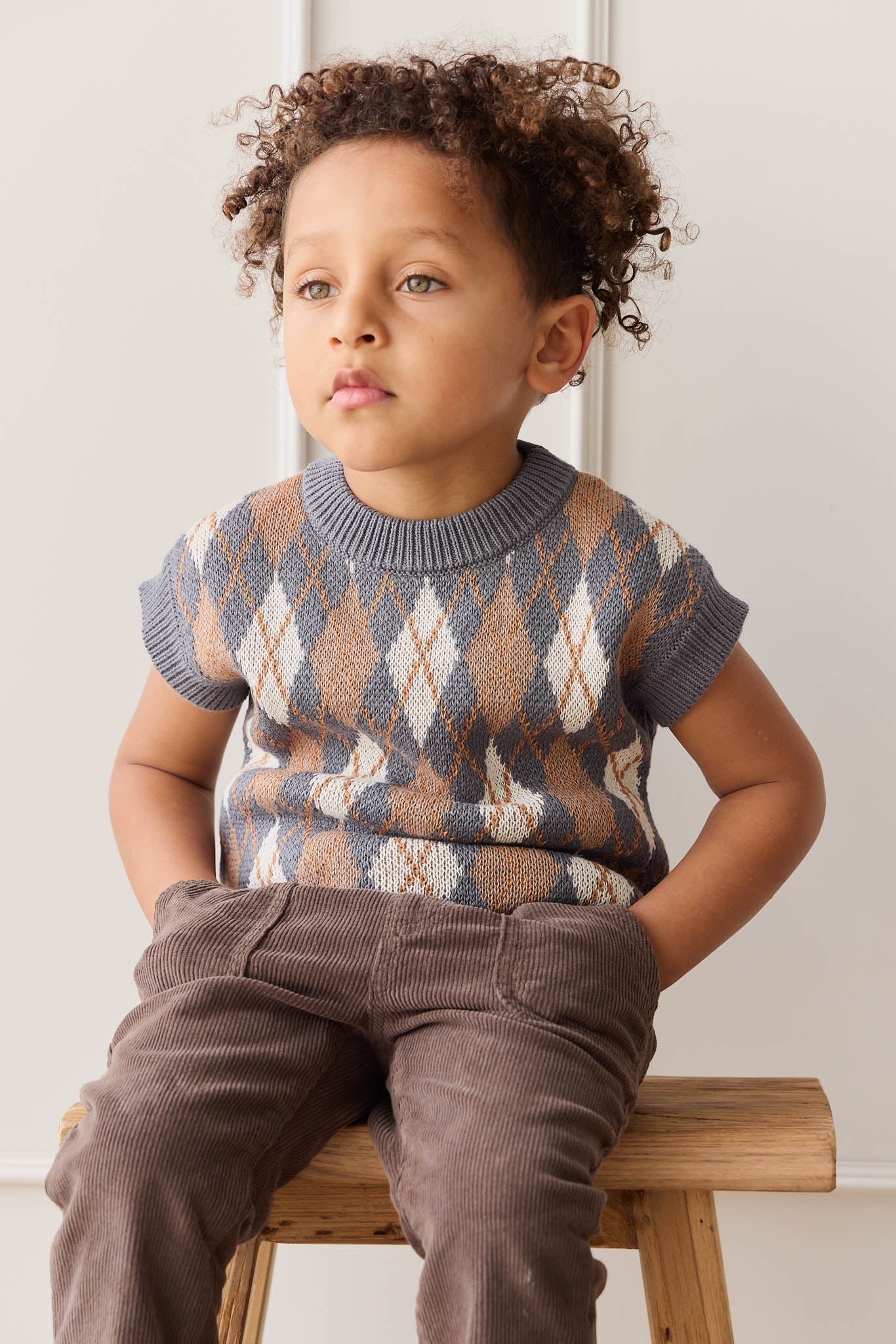 Jamie Kay Marcus Knit Vest - Jacquard Artic