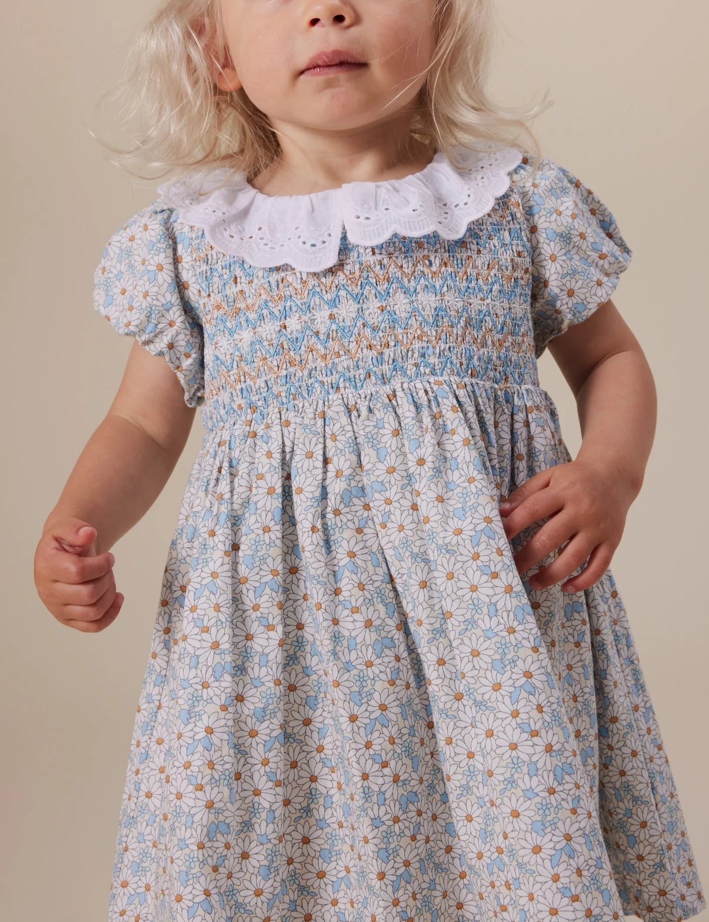 Goldie + Ace Flo Smocked Dress Sunny Floral