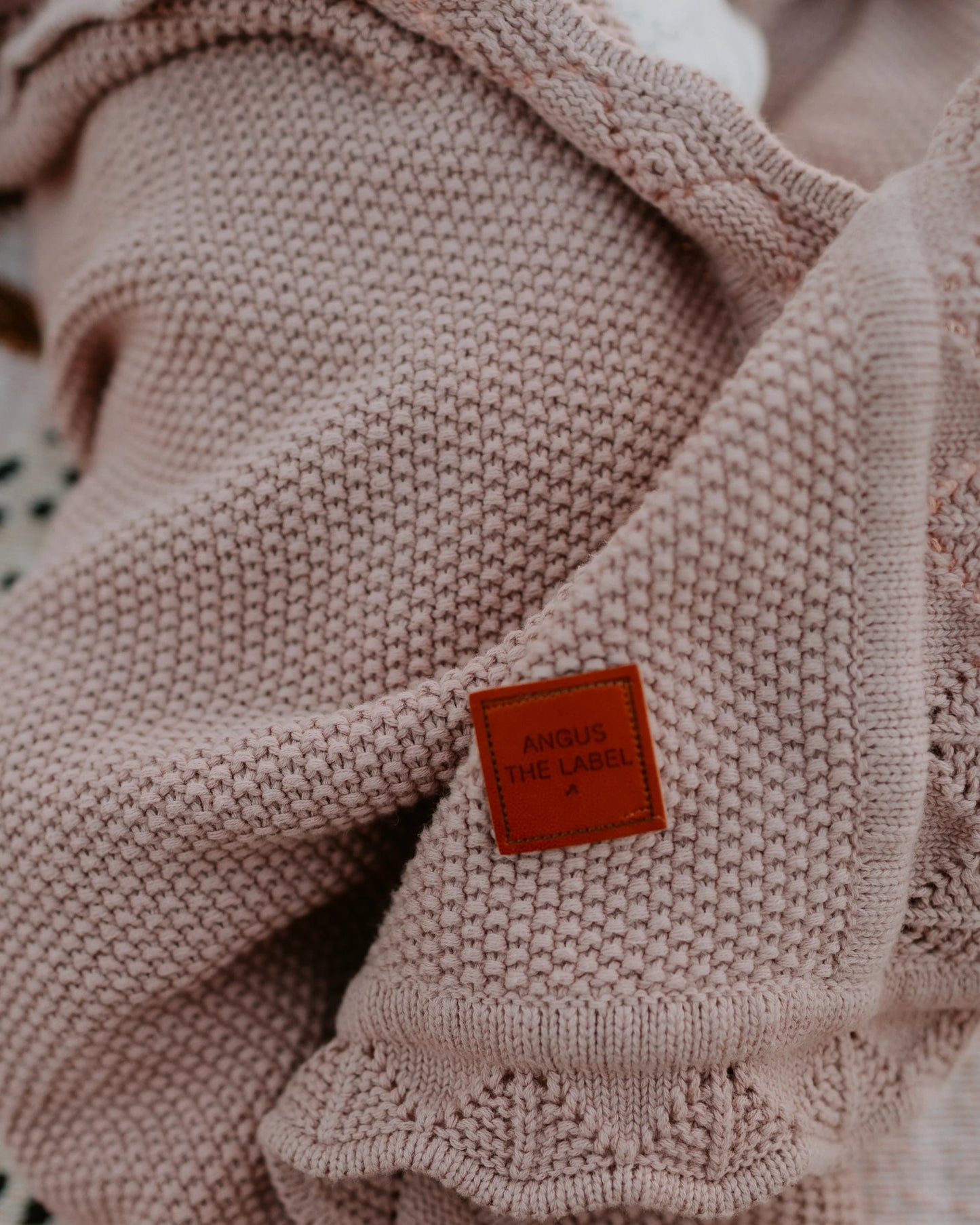 Angus The Label - Knit Blanket Mauve