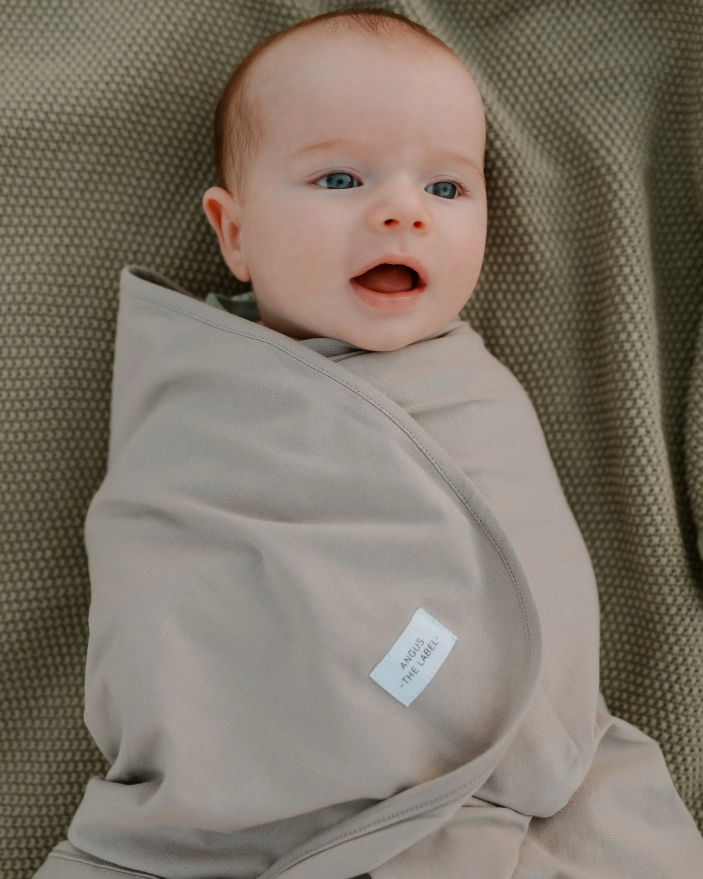Angus The Label - 100% Cotton Jersey Swaddle Wrap Mocha