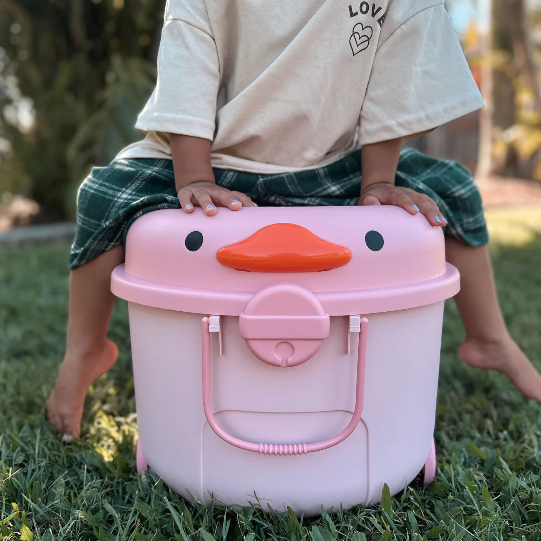 Cowrie & Conch - 'Ride a Long Storage' Pig Powder Pink  - Large