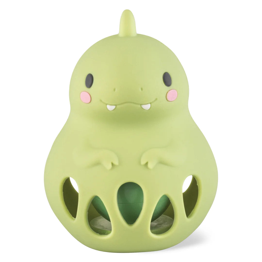 Tiger Tribe - Silicone Rattle Dino