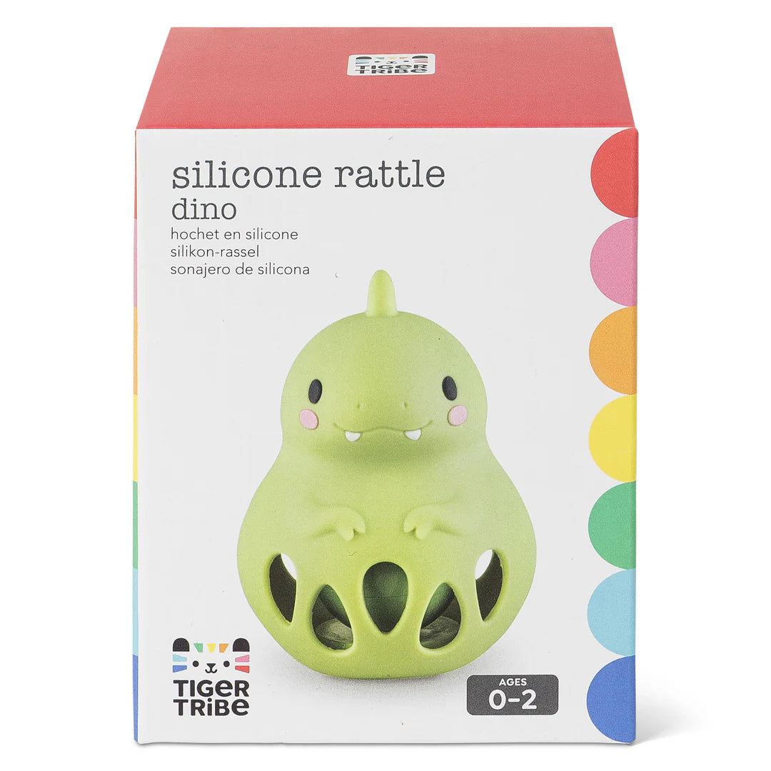 Tiger Tribe - Silicone Rattle Dino