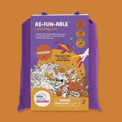Little Change Creators - Re Fun Able Colouring Sets Jurassic